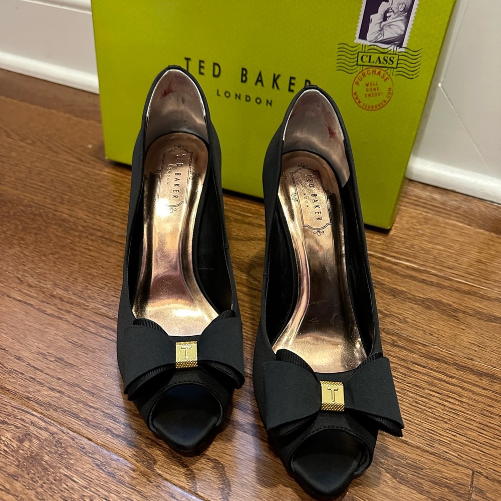 Ted Baker London Black Stiletto Heels